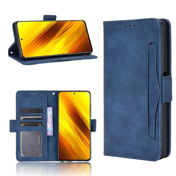 Funda Tipo Billetera FOXDOCK para Xiaomi POCO X3 PRO – Tapa Flip con Tarjetero