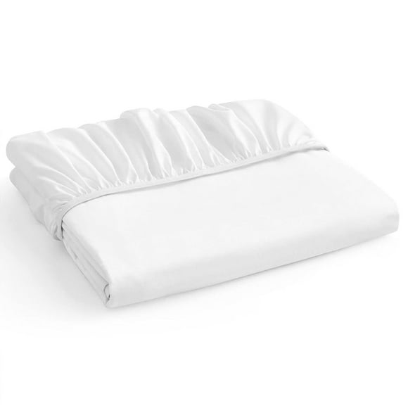 Sabanas Bajera Soft Ajustable 1800 Cama King Blanca