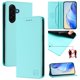 thumbnail image 1 of Funda Billetera con Soporte para Samsung Galaxy A37 Bloqueo RFID Plegable Verde menta, 1 of 6