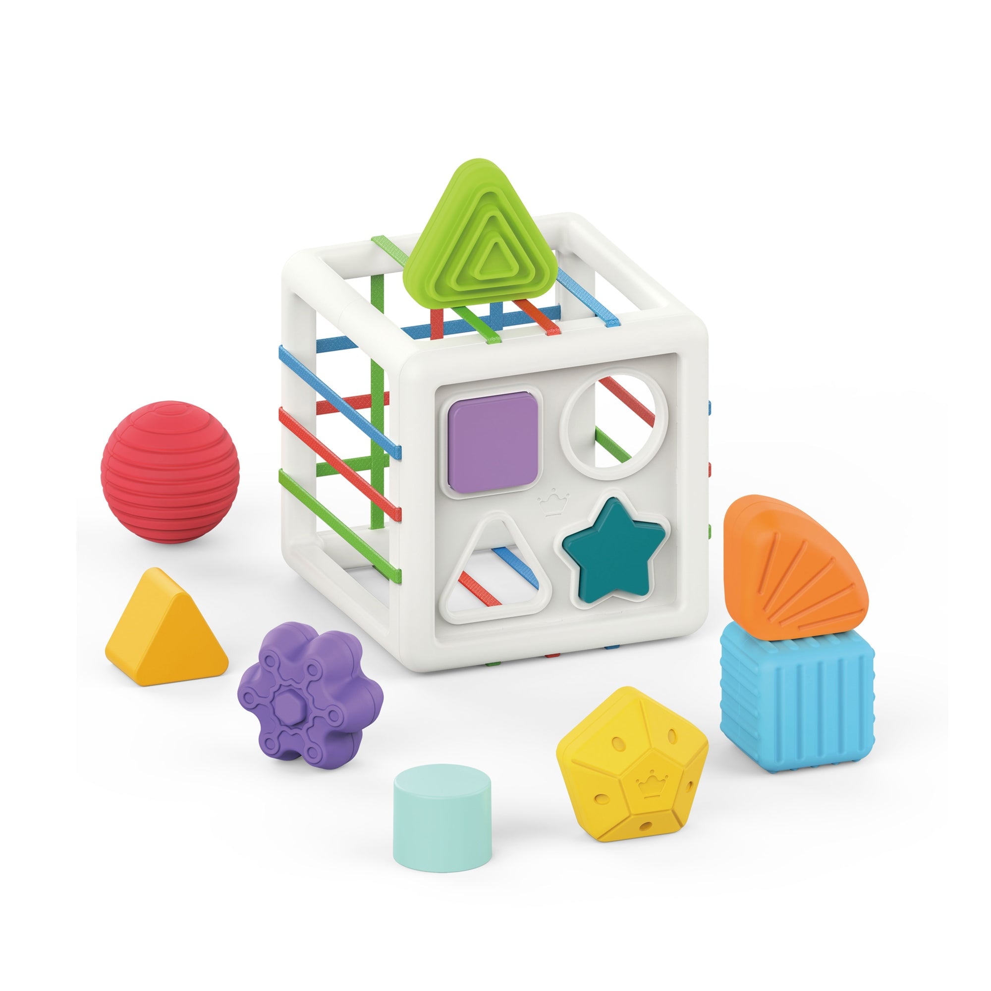 Cubo De Encaje Y Sensorial Montessori Huanger