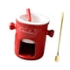 thumbnail image 5 of Taza Para Fondue, Para Derretir Queso, Mantequilla, Postre Casero, Taza Para Derretir Chocolate, Color Rojo, 5 of 5
