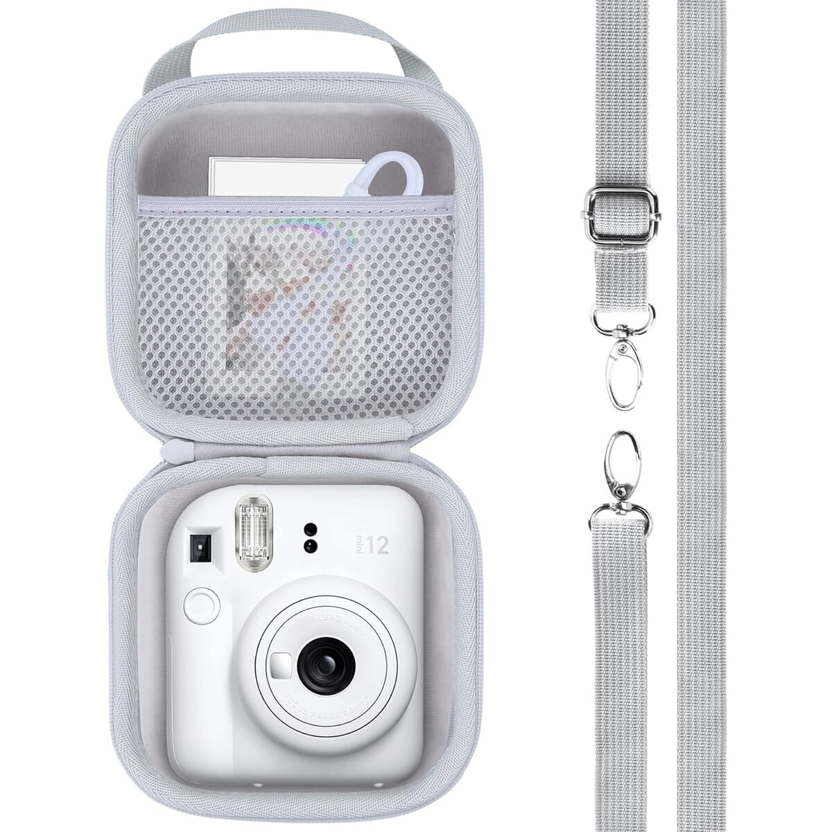Estuche Rígido Riyadaone Para Fujifilm Instax Mini 12 Y Mini 11 Eva