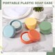 thumbnail image 4 of Uxcell 4 Piezas Caja de Jabón de Plástico Portátil, Jabón de Viaje con Tapa Sellada a Prueba de Agua y Fugas para Hogar Baño Hotel Ducha Exterior Camping Gimnasios, Amarillo/Rosa/Azul/Verde, 4 of 7