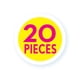 thumbnail image 5 of Cabezal de peluquería Barbie Fashionistas, 20 piezas, rubio, 8 pulgadas, 5 of 7