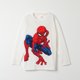 thumbnail image 1 of Polera Manga Larga Niño Spiderman Iconic Pose Blanco Marvel, 1 of 4