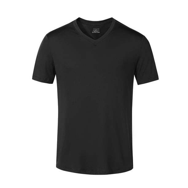 Polera Dry Fit Manga Corta Cuello V Hombre