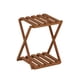thumbnail image 5 of Mesa de patio Furinno TIOMAN de 2 niveles de madera natural para exteriores, 5 of 6