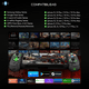 thumbnail image 5 of Joystick gamepad BT para celular (ios, Android), tablet, switch, Ps3-4 (Negro), 5 of 10