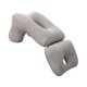 thumbnail image 3 of Almohada Para Siesta, Cojín Portátil, Almohada Lumbar, Almohada De Espuma Viscoelástica Cómoda, Gris, 3 of 5