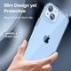 thumbnail image 5 of Funda TAURI 3 en 1 transparente con 2 protectores de pantalla para iPhone 14, 5 of 6