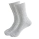 thumbnail image 1 of Calcetines de doble aguja con giro para hombre, calcetines extra grandes de línea paralela, forrados, gruesos y cálidos, de lana de conejo, calcetines casuales de tubo medio., 1 of 5