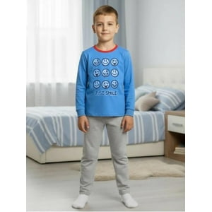 Tiare - Pijama Niño Just Smile Azul 6