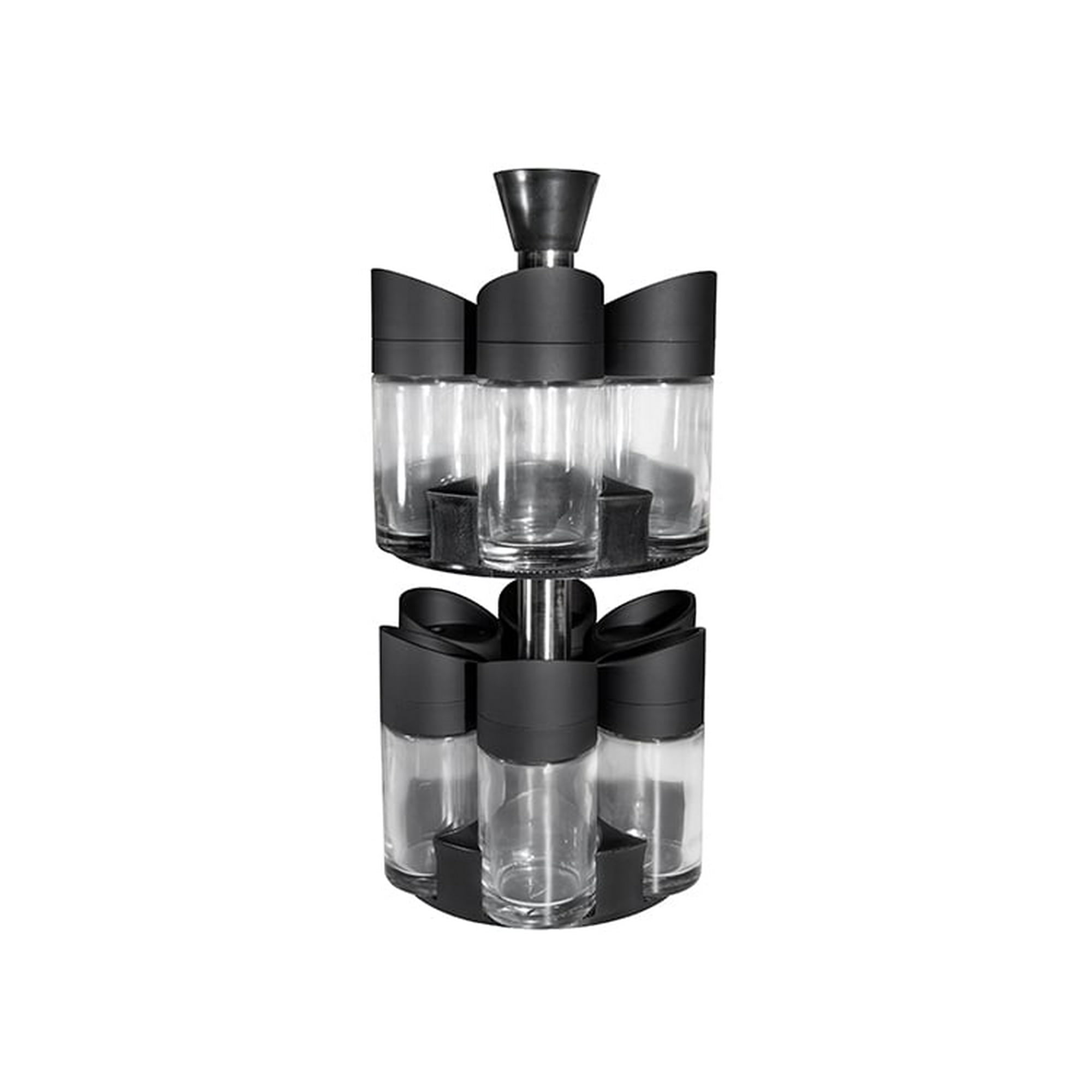 Genérico - Set 12 Especieros Condimento 360 Giratorio 2 Niveles