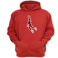 Genérico - Polerón Canguro 23 Con Capucha Rojo Talla S Unisex