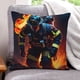 thumbnail image 1 of Bomberos Fundas de almohada de terciopelo con tema, regalos de funda de almohada, decoración para el hogar, cojín de lanzar, regalo de cumpleaños para fans y parejas.61*61cm., 1 of 6