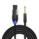 thumbnail image 2 of Cable de altavoz XMSJSIY Speakon macho a conector 1/4 TS de 2 m 14 AWG, 2 of 6