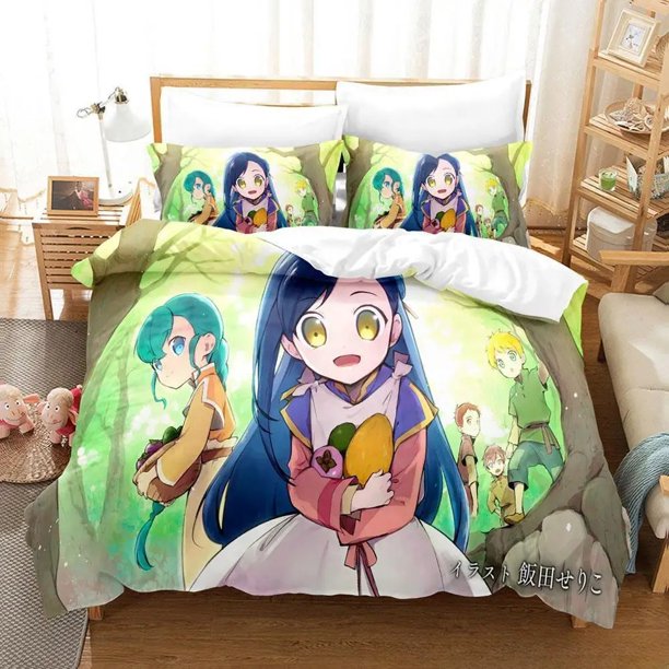 ing Ascendance of a Bookworm Bedding SetAnime three-piece set Adult Kid Bedroom Duvet cover Sets Home Textiles