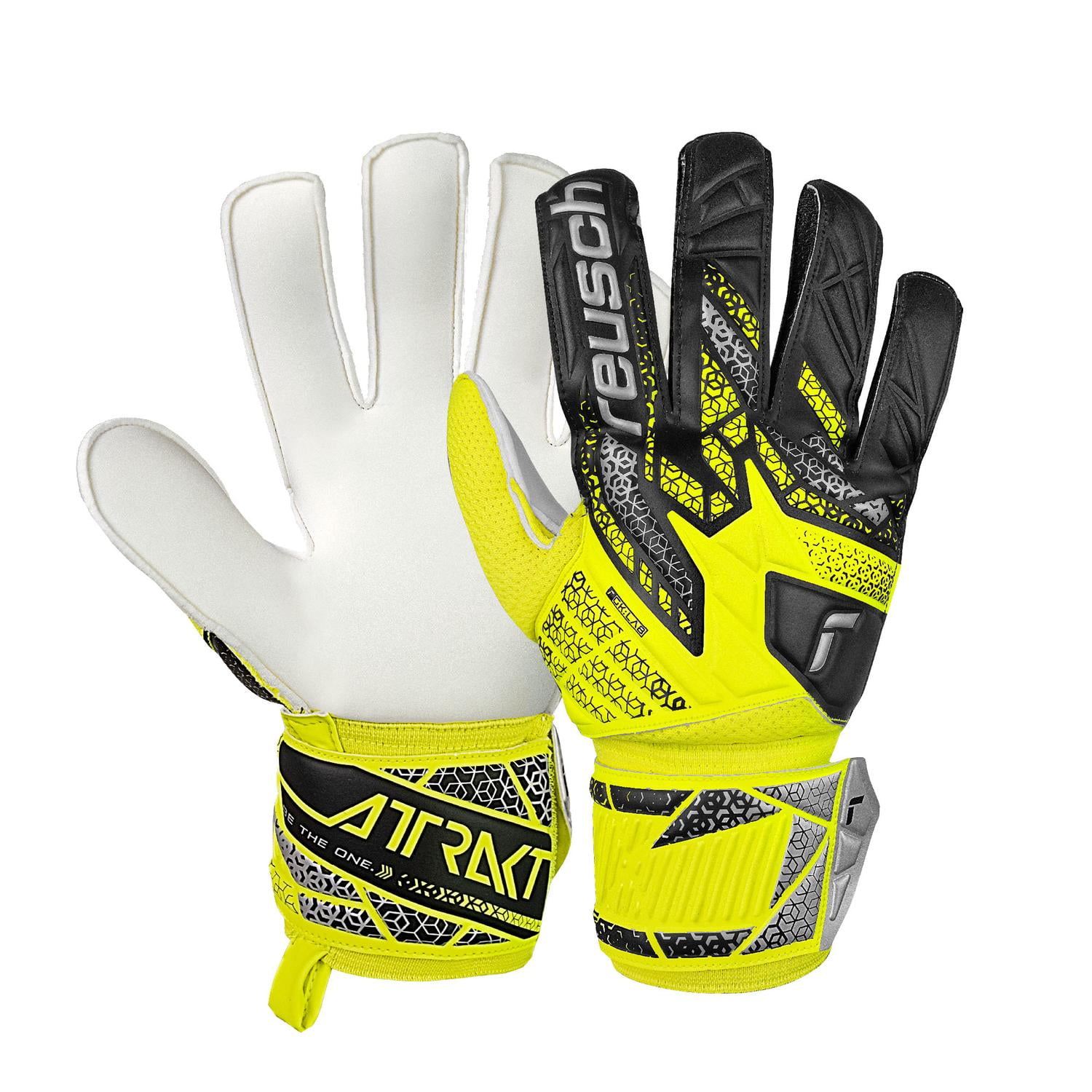 Guante Arquero Reusch Attrakt Solid Sr Gk25 Amarillo Amarillo 9