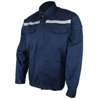 Picsrch - Chaqueta De Trabajo Reflectante Gabardina Azul