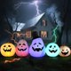 thumbnail image 5 of Luz LED inflada DomKom, 244 cm, diseño de calabaza para Halloween, 5 of 7