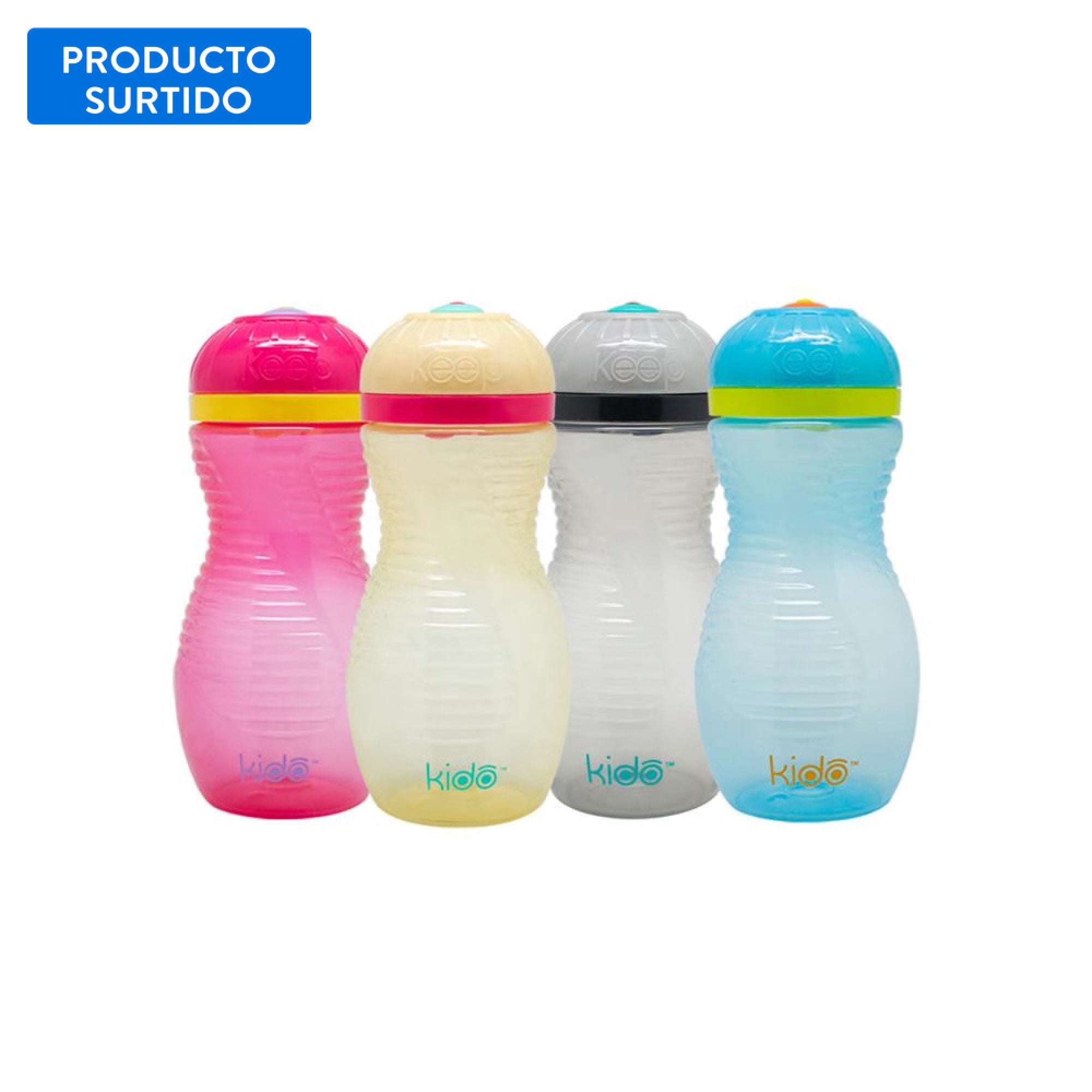 Botella 400 Ml Kido Plastico 1 Pieza Surtido 1 Un Keep
