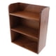 thumbnail image 3 of estante de almacenamiento de escritorio de madera escritorio de oficina en casa caja de organizador de almacenamiento vino rojo, 3 of 5
