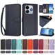 thumbnail image 4 of Funda Cartera Trébol para Xiaomi Redmi Note 14 4G con Ranuras Tarjetas y Carga Inalámbrica Azul oscuro, 4 of 6