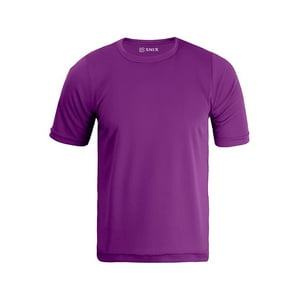 Snix - Polera Dry Fit Manga Corta Infantil Morado Talla 14