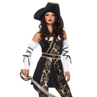 Costume Leg Avenue Black Sea Buccaneer Para Mujer, Talla Pequeña