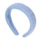 thumbnail image 1 of Banda para el cabello esponjosa y peluda de color sólido de Unique Bargains, accesorio de moda para el cabello, diadema suave y peluda, azul, 1 of 7