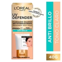 Crema Facial Uv Defender Piel Seca Color Claro Fps50. 40 G L'Oréal Dermo Expertise