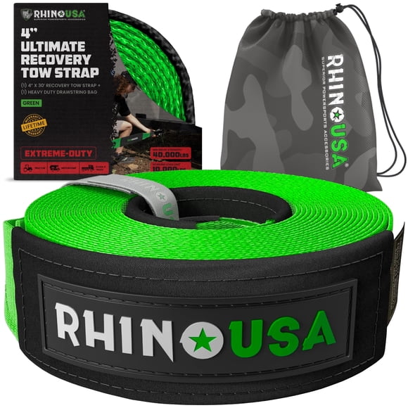 Recovery Tow Strap 4 M X 9 M 18 300 Kg De Resistencia A La Rotura