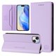 thumbnail image 2 of Funda Billetera con Soporte para iPhone 15 Plus Bloqueo RFID Plegable Morado claro, 2 of 6