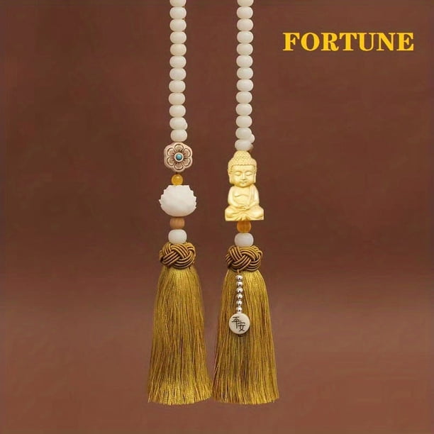 Unlock Fortune & Blessings With This Stylish Chinese Vintage Luxury Pendant Car Accessory - Perfect Gift for Birthdays, Christmas & New Year!