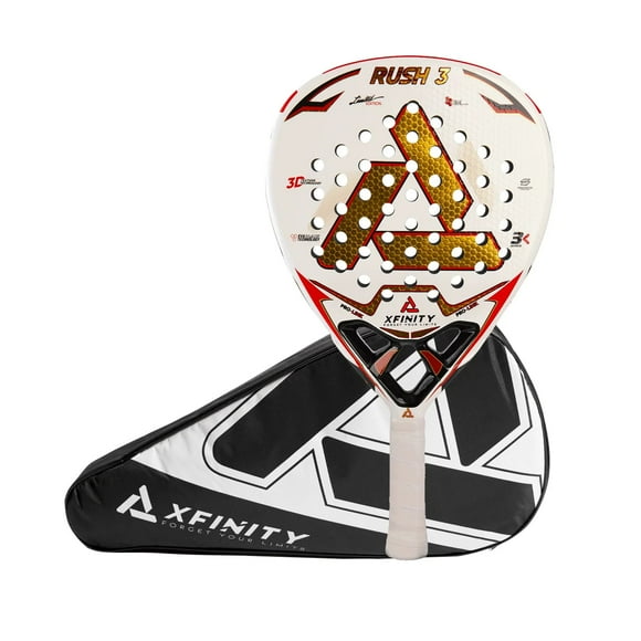 Pala Padel Rush Carbono 3k - (incluye Funda)