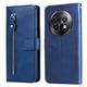 thumbnail image 2 of Funda con Cremallera para Realme 13 Plus 5G, Carcasa Cartera de Cuero PU con Soporte y Tarjetero, 2 of 5
