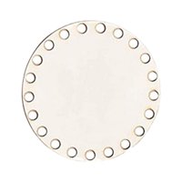 Bothyi - Parte Inferior De La Cesta De Madera Tallada En Blanco Parte Inferior Redonda Para La Fabricación De Cestas De Bolsas De Ganchillo 10Cm