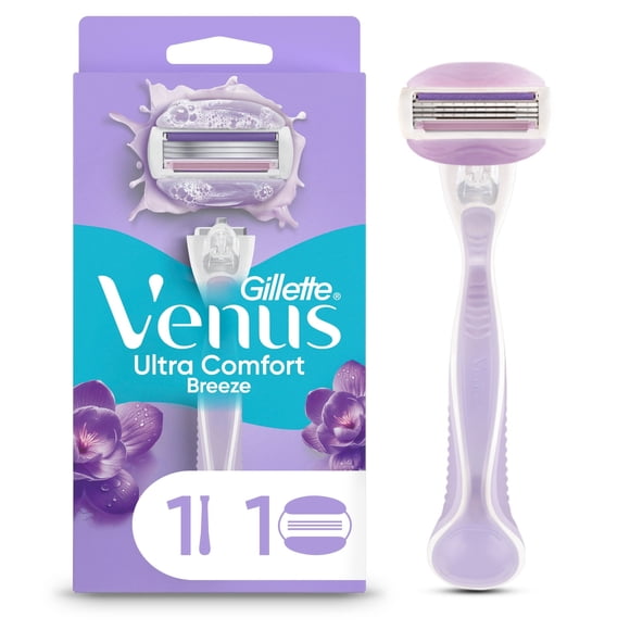 Máquina de Afeitar Gillette Recargable Venus Breeze con Aceites Botánicos