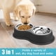 thumbnail image 5 of Cuencos Para Perros Dobles De Acero Inoxidable 530 Ml Para Perros Medianos, 5 of 7