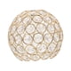 thumbnail image 5 of Pantalla de Lámpara de Cristal, Cubierta de Pantalla de Lámpara Colgante de Diamantes de Imitación, Jaula de Lámpara de Protección de Bombilla Colgant , Oro Dorado, 5 of 5