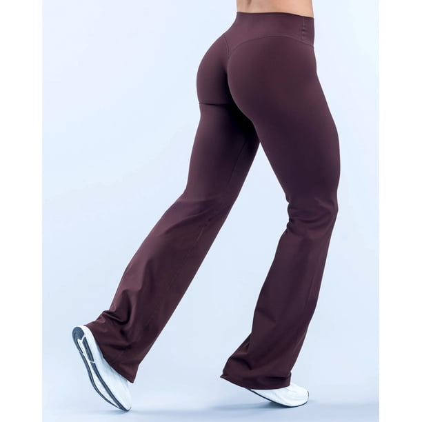 Calza Legging Deportiva Para Mujer Acampanada Flare Origin