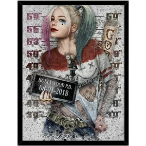 Genérico - Cuadro Decorativo Harley Quinn Medidas 30X40 Cm