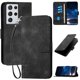 thumbnail image 1 of Funda Flip Premium Fibra de Carbono para Samsung Galaxy S21 Ultra con Soporte y Cierre Negro, 1 of 6