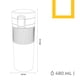 thumbnail image 5 of Mug Acero Inoxidable Tapa Con Pulsador y Antideslizante 480ml Negro, 5 of 6
