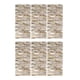 thumbnail image 1 of 6 Uds 3D Piedra Ladrillo Autoadhesivo Papel De Pared Pegatina DIY Arte Decoración Del Hogar, 1 of 5