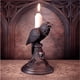 thumbnail image 4 of 1pc, Gothic Candle Holder Ornament - Resin Home Decoration for Fall, Thanksgiving, Halloween, and Harvest Festival - Aesthetic Room Decor, 4 of 4