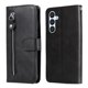 thumbnail image 1 of Funda tipo cartera para Samsung Galaxy A54 5G con bolsillo con cremallera y ranuras para tarjetas – Función de soporte Negro, 1 of 6
