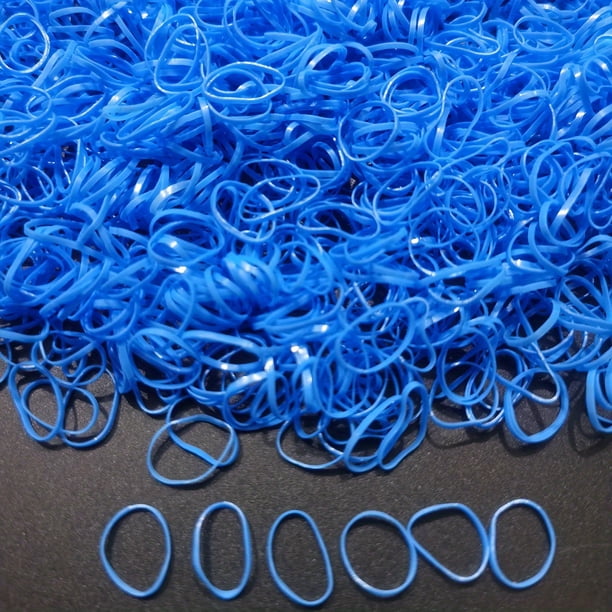 1000pcs of Transparent Mini Hair Ties - Get That Perfect Ponytail with Clear Elastic Hair Rubber Bands!