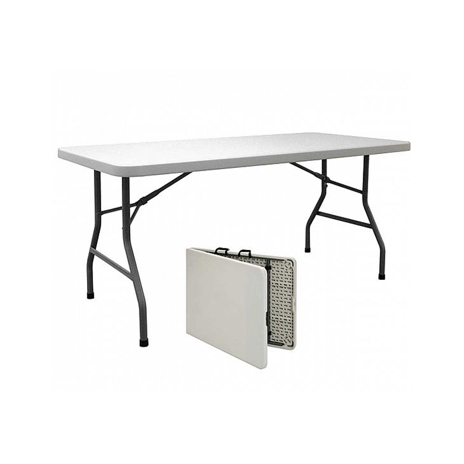 Concepts Life - Mesa Plegable 180x75x74 Cm Tipo Maleta