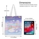 thumbnail image 5 of Sumikko Gurashi Bolso de tela con estampado de lienzo para mujer, bolsa de compras reutilizable y estética, con cremallera interior, regalo para mujer,40*40cm., 5 of 6